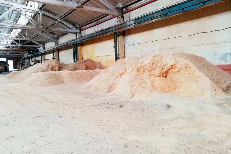 Производство древесной муки в Черкесске